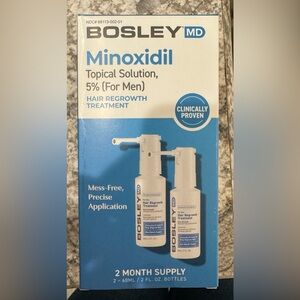 Bosley MD Minoxidil Hair Regrowth Treatment for Men - White